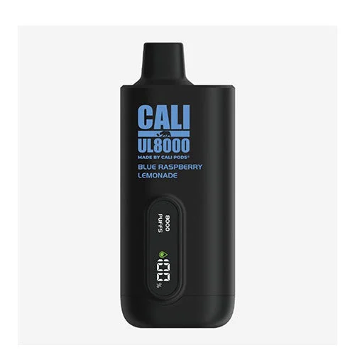 Cali UL8000 Blue Raspberry Lemonade ZERO Nicotine Disposable - Image 2