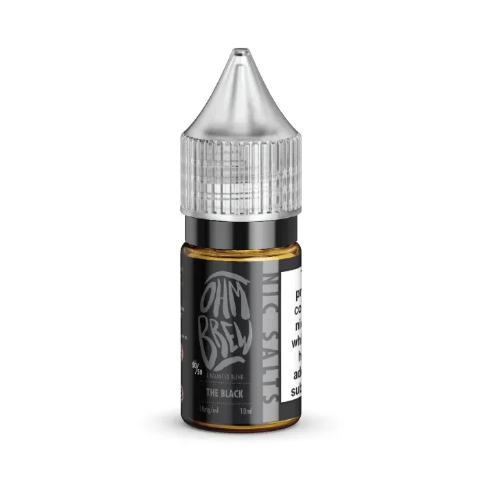 Ohm Brew - 10ml Nic Salt - The Black