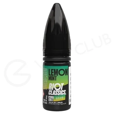 Lemon Mint Hybrid Salt E-Liquid by Riot Squad