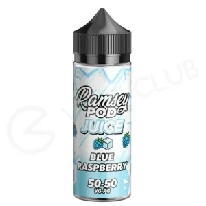 Blue Raspberry On Ice Shortfill E-Liquid by Ramsey Pod