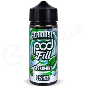 Spearmint Shortfill E-Liquid by Seriously Pod Fill 100ml
