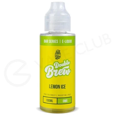 Lemon Ice Shortfill E-Liquid by Double Brew Bar Series 100ml