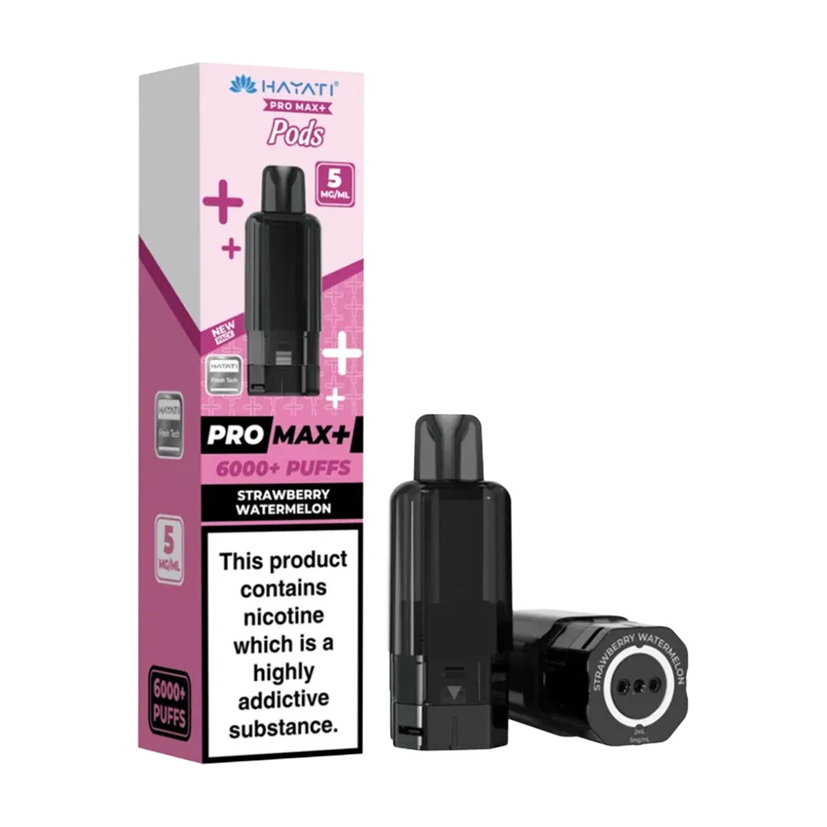 Strawberry Watermelon Hayati Pro Max+ Refill Pack - Image 2