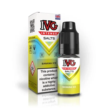 IVG Nic Salt Intense 10ml Eliquid - Banana Ice