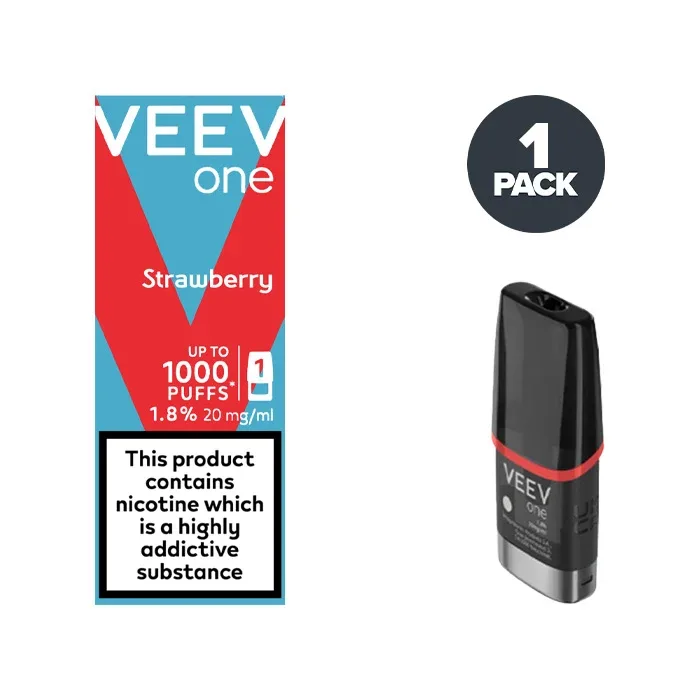 Strawberry Veev One Single Prefilled Pod