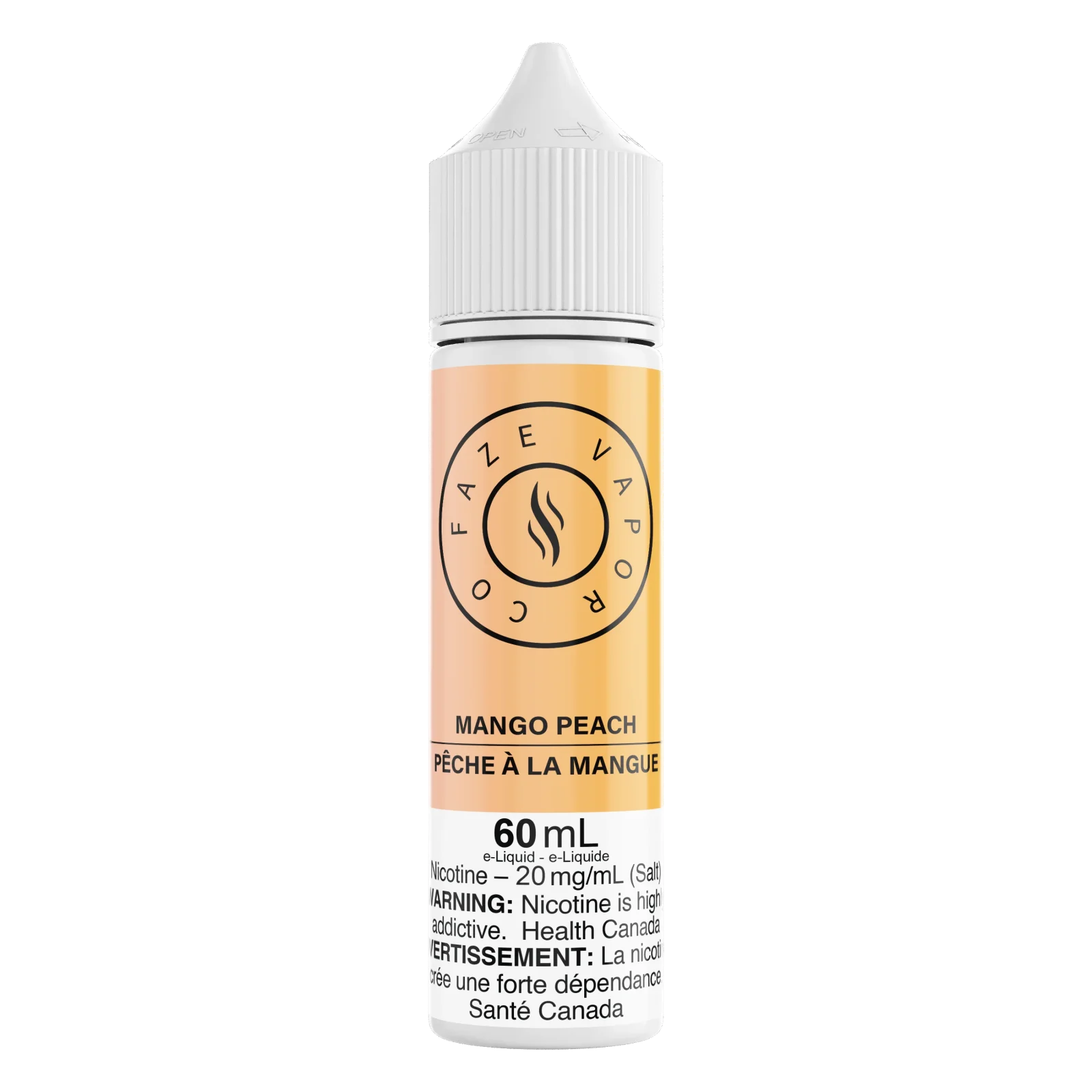Faze Vapor Co 60mL Salts - Mango Peach