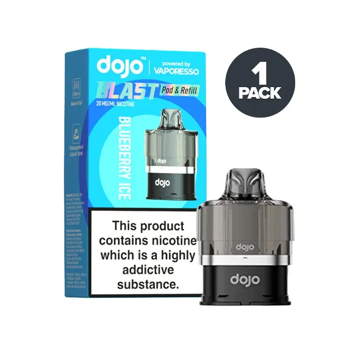 Blueberry Ice Dojo Blast 6000 Pre-filled Pods by Vaporesso