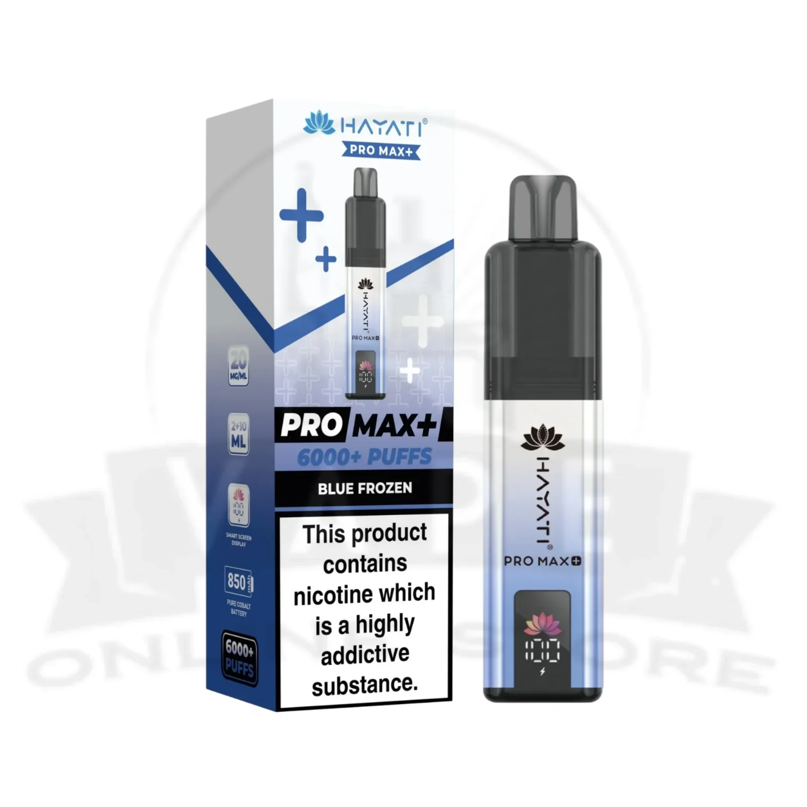 Blue Frozen Hayati Pro Max Plus 6000 Puffs Pod Kit