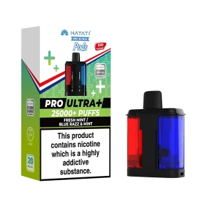 Fresh Mint / Blue Razz & Mint Hayati Pro Ultra Plus Refill Pack