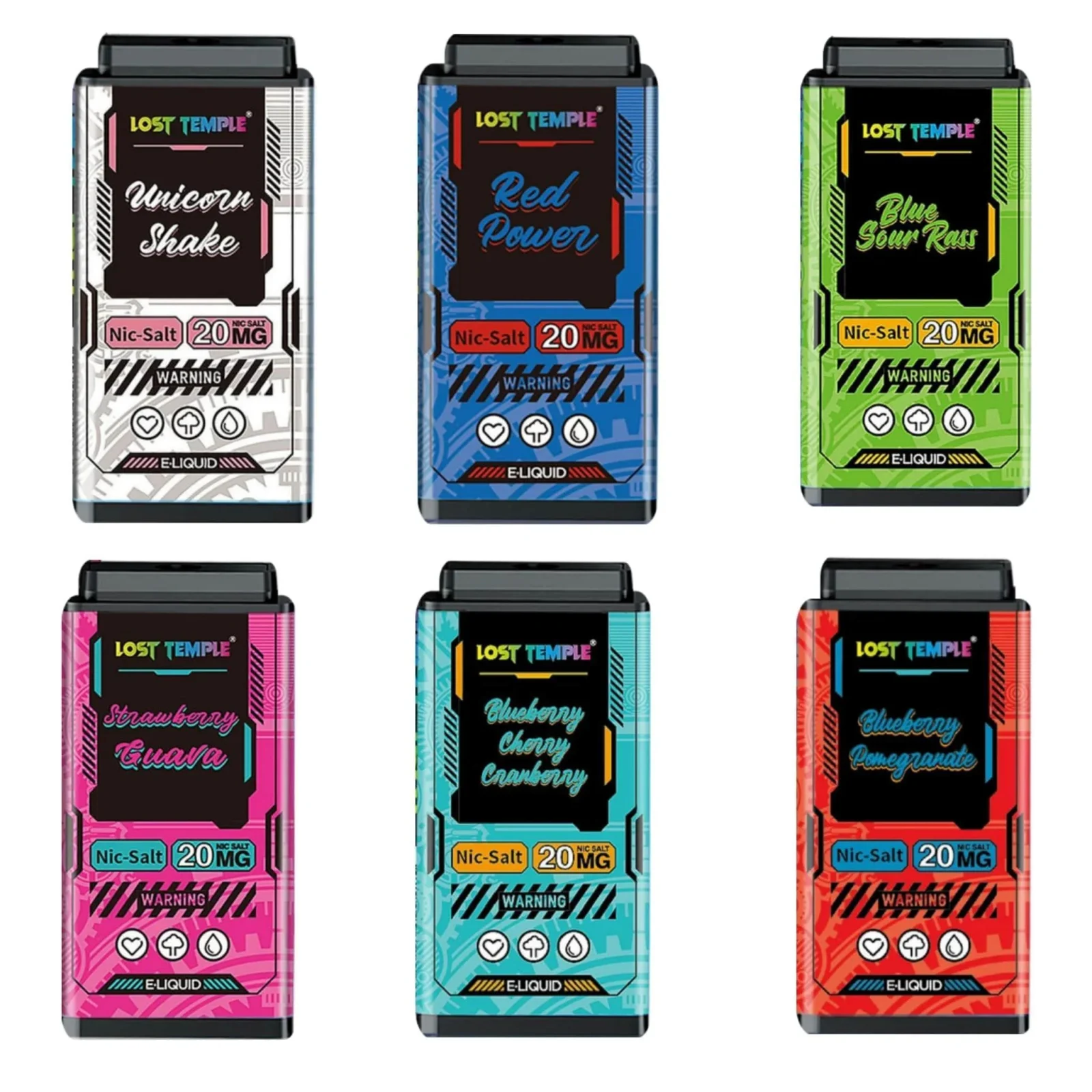 Lost Temple Replacement Pods 20mg | Best Flavours - Image 2