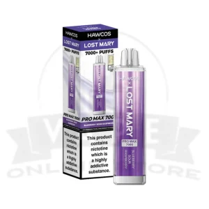Blueberry Sour Raspberry HAWCOS X Lost Mary Pro Max 7K Puff Vape Kit