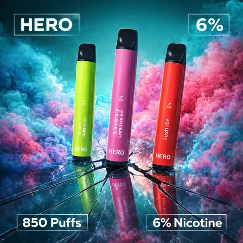 HERO 6% Nic 850 Puffs