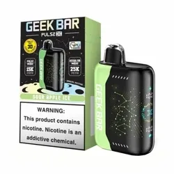 GEEK BAR PULSE X 5% NIC 25,000 PUFFS VAPE (SOUR STRAWS) - Image 2