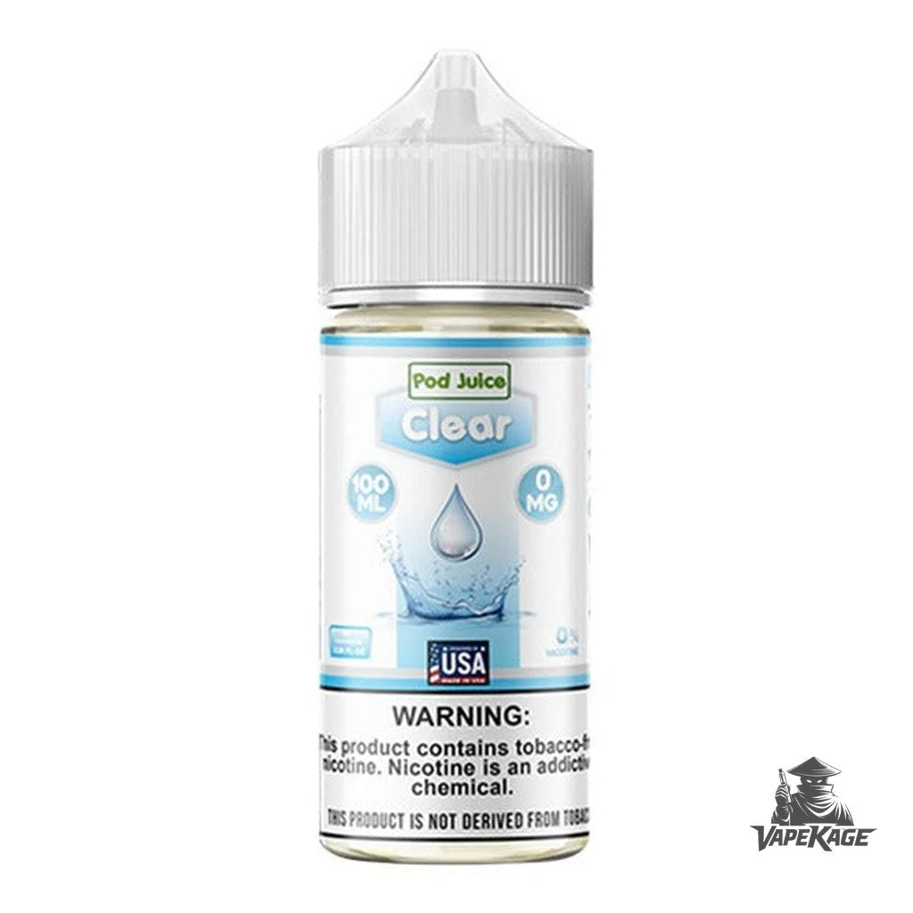 Clear — Pod Juice 100mL Freebase