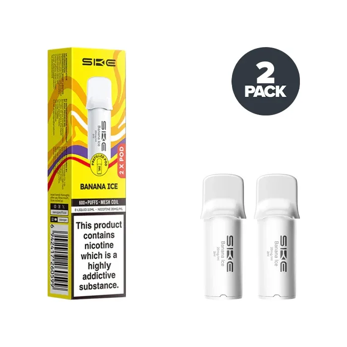 Banana Ice SKE Crystal 600 Pro Prefilled Pod