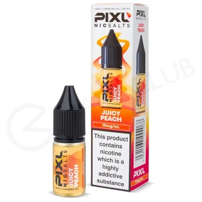 Juicy Peach E-Liquid by Pixl Nic Salts