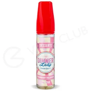 Strawberry Macaroon Shortfill E-Liquid by Dinner Lady 50ml