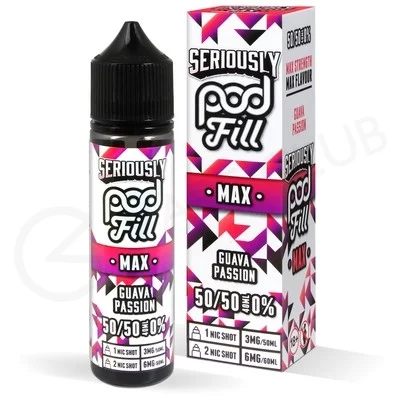 Guava Passion Shortfill E-Liquid by Seriously Pod Fill Max 40ml