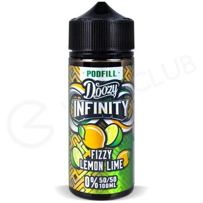 Fizzy Lemon Lime 50VG Shortfill E-Liquid by Doozy Infinity 100ml
