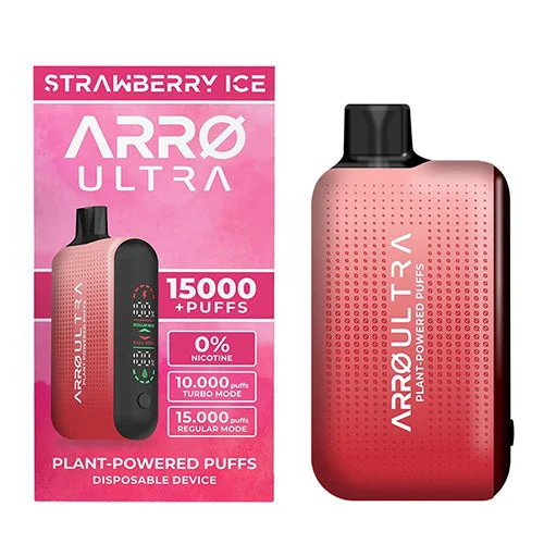 ARRO Ultra Strawberry Ice 15K ZERO Nicotine Disposable