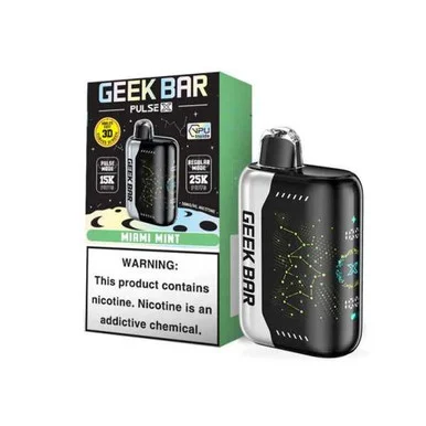 GEEK BAR PULSE X 5% NIC 25,000 PUFFS VAPE (MIAMI MINT)
