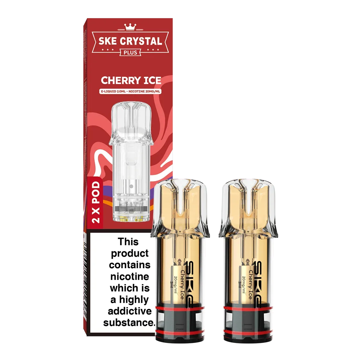 Cherry Ice SKE Crystal Plus Pods