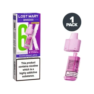 Blackcurrant Apple Lost Mary BM6000 Refill Pack
