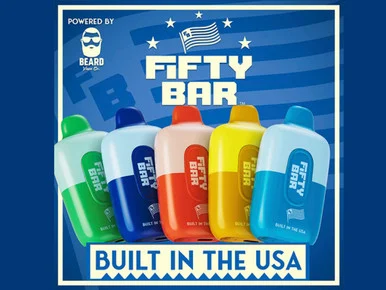 FIFTY BAR 5% NICOTINE 6500 PUFFS DISPOSABLE VAPE