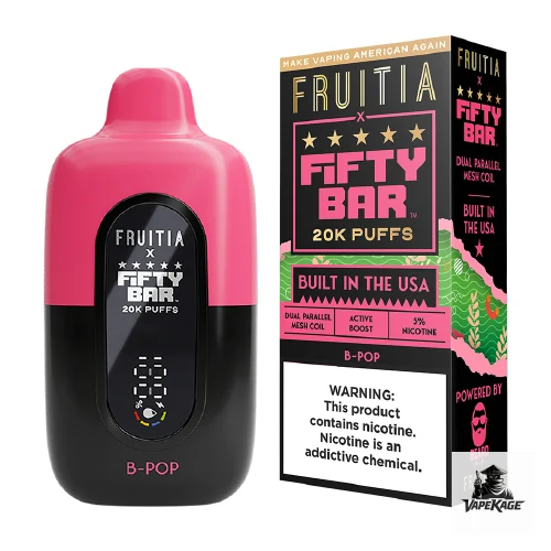 Fifty Bar x Fruitia 20K Disposable Vape - Image 2