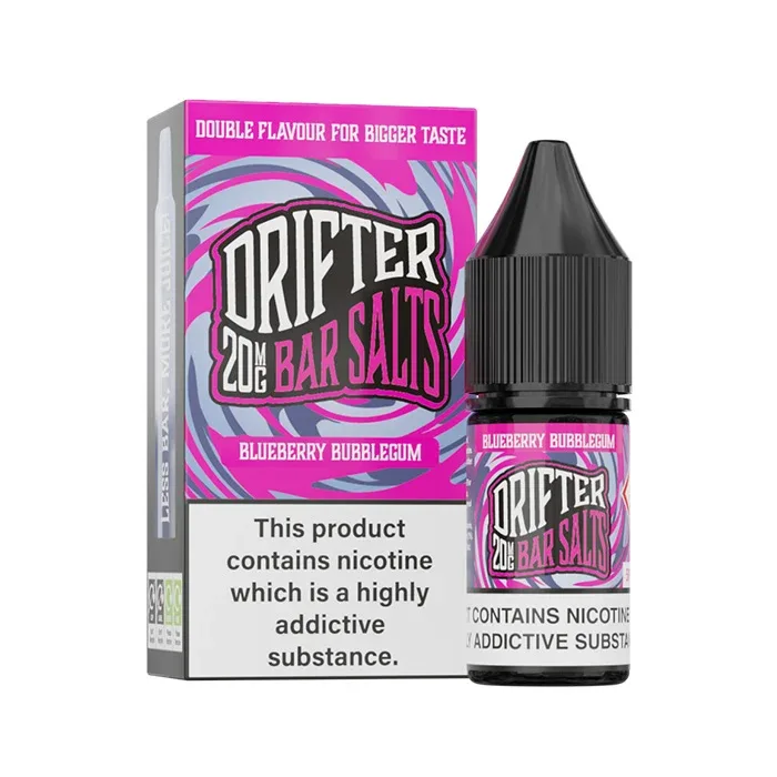 Drifter Bar Salt Blueberry Bubblegum 10ml Nic Salt E-Liquid
