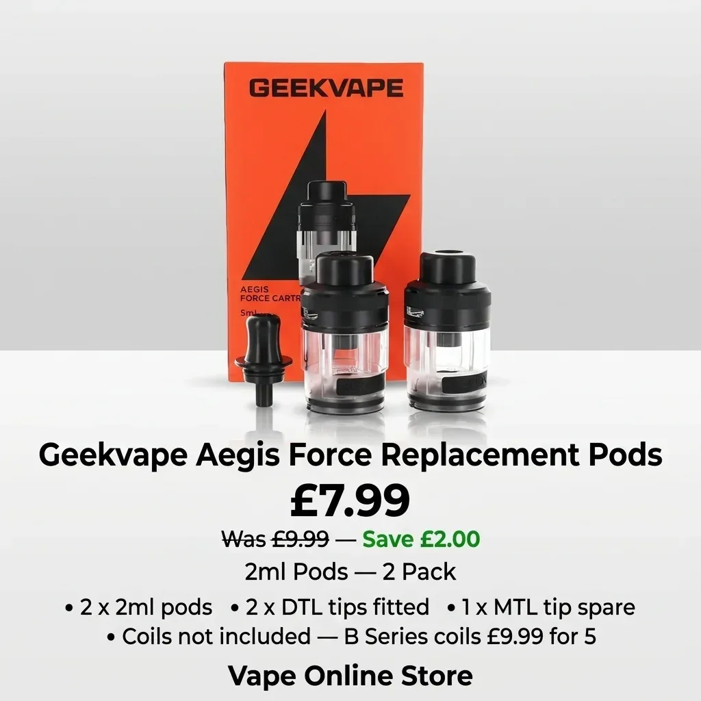 Geekvape Aegis Force Replacement Pods - Image 2