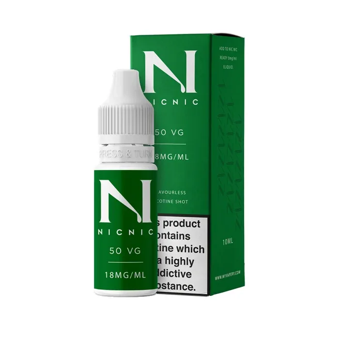 Nic Nic 10ml Nicotine Shot 50VG 18mg