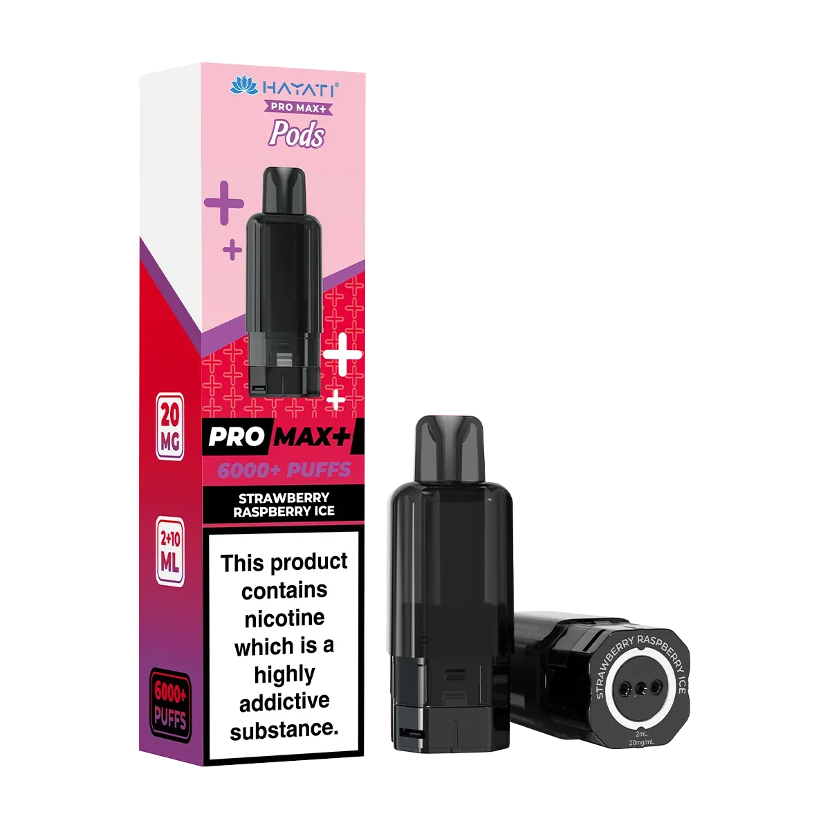 Strawberry Raspberry Ice Hayati Pro Max+ Refill Pack