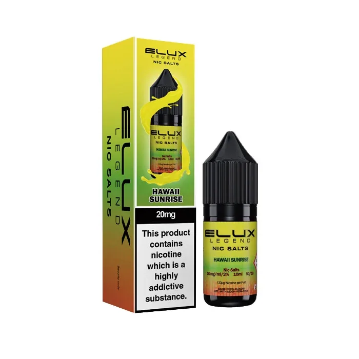 Hawaii Sunrise 10ml Nic Salt by Elux Legend