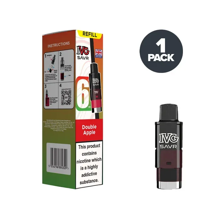 Double Apple IVG Savr Refill Pack