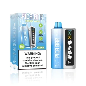 Clear Pica Bar Tuning 30K 30000 Puffs Disposable Vape Kit 5%