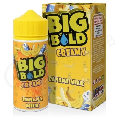 Banana Milk Shortfill E-Liquid by Big Bold Creamy 100ml