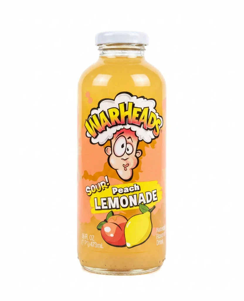 WarHeads Sour Peach Lemonade 473ml