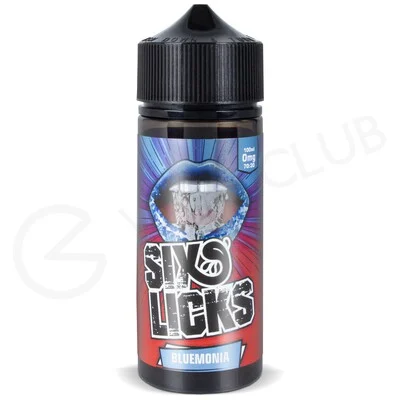Bluemonia Shortfill E-Liquid by Six Licks