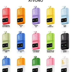 AIVONO 20000 Puffs Bulk Buy Rechargeable Disposable Vapes Wholesale