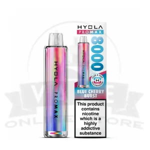 Blue Cherry Burst Hyola Pro Max 8000 Prefilled Pod Kit