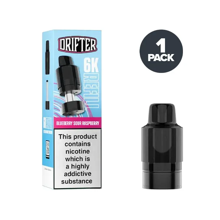 Blueberry Sour Raspberry Drifter 6K Pre-filled Pods