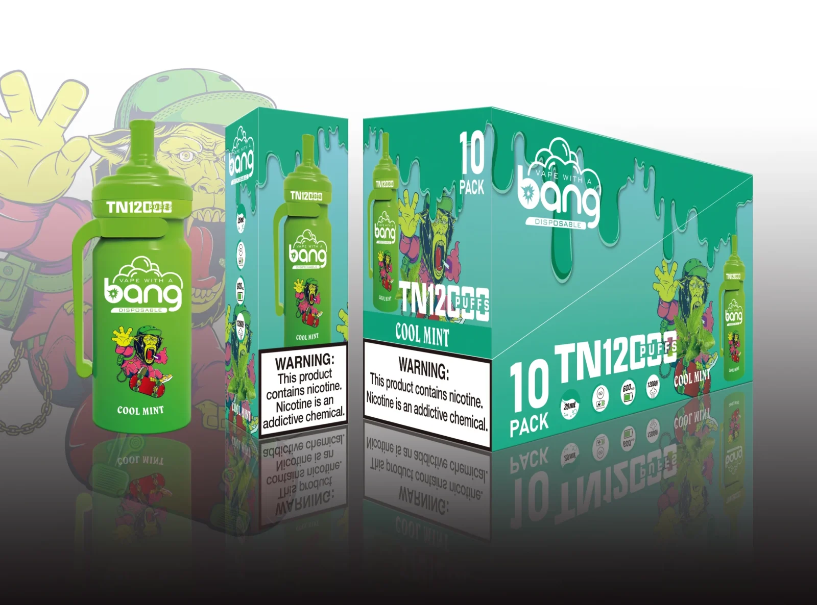 BANG TN 12000 12k Puffs Bulk Buy Rechargeable Disposable Vapes Wholesale - Image 2