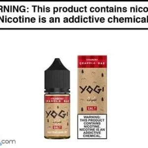 STRAWBERRY GRANOLA BAR BY YOGI E LIQUID SALT 30ML