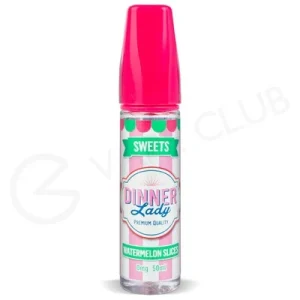 Watermelon Slices Shortfill E-Liquid by Dinner Lady Sweets 50ml