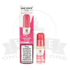 Unicorn Shake Bar Juice 5000 Nic Salt E-Liquid | 5 for £10