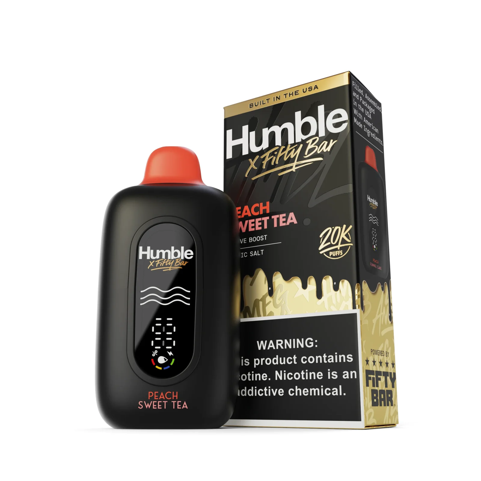 Humble HMBL X Fifty Peach Sweet Tea 20K