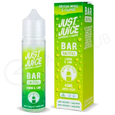 Lemon & Lime Saltfill E-Liquid by Just Juice Bar 40ml