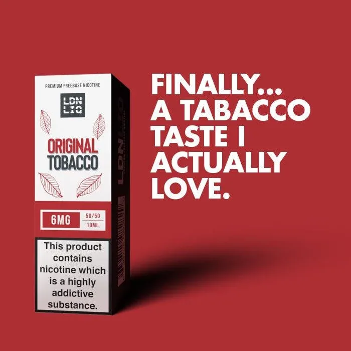 LDN LIQ Original Tobacco - 10ml E-Liquid - Image 2