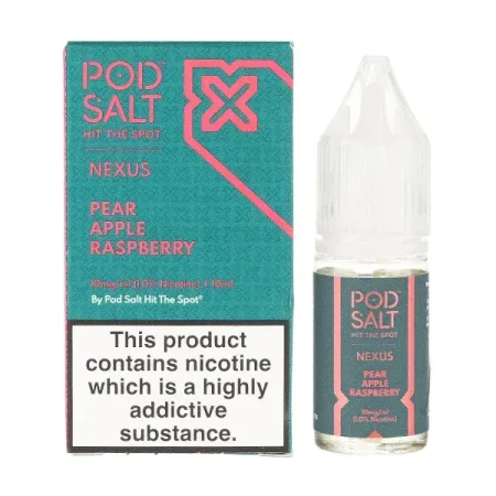 Pod Salt Nexus Pear Apple Raspberry 10ml Nic Salt Eliquid